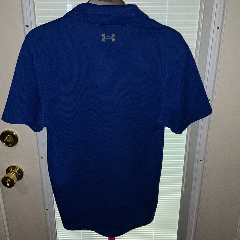 Under Armour Men’s Polo Shirt Cobalt Blue Size S - Picture 11 of 11